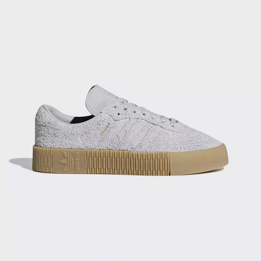 Adidas Samba Rose Tenis Grises Para Mujer (MX-28367)